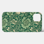 Salie Groen bloemmotief Case-Mate iPhone Case (Achterkant (horizontaal))