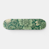 Salie Groen  bloemmotief Persoonlijk Skateboard (Horizontaal)
