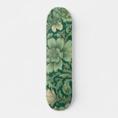 Salie Groen  bloemmotief Persoonlijk Skateboard (Voorkant)