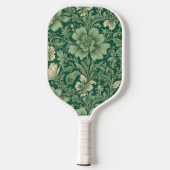 Salie Groen bloemmotief Pickleball Paddle (Achterkant)