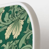 Salie Groen bloemmotief Pickleball Paddle (Links Detail)