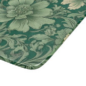 Salie Groen bloemmotief Snijplank (Hoek)