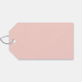 Salie Groen Blush Roze Moderne Bat Mitzvah Cadeaulabel (Achterkant Horizontaal)