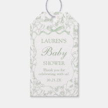 Salie Groen Boog Baby Shower Cadeaubijslage