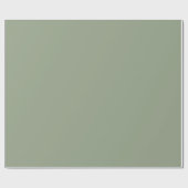Salie Groen Cadeaupapier (Vlak)