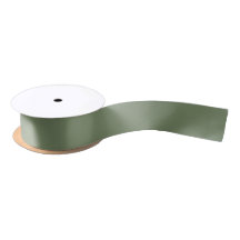 Salie Groen Effen Kleur Satijnen Lint