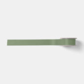 Salie Groen Effen Kleur Satijnen Lint (Voorkant)