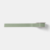 Salie Groen Effen Satijnen Lint (Voorkant)