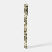 Salie groen en crème bloem iPhone 15 case (Rechterkant)