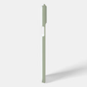 Salie groen en witte monogram strepen Case-Mate iPhone case (Achterkant / Rechts)