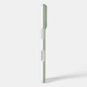 Salie groen en witte monogram strepen Case-Mate iPhone case (Achterkant / Rechts)