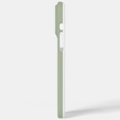 Salie groen en witte monogram strepen Case-Mate iPhone case (Achterkant / Links)