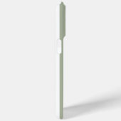 Salie groen en witte monogram strepen Case-Mate iPhone case (Achterkant / Rechts)