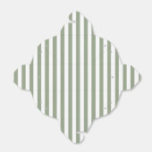 Salie Groen en Witte Streep Bedankt Bedankdoosjes (Uitgevouwen)