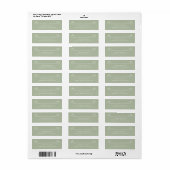 salie groen etiket (Full Sheet)