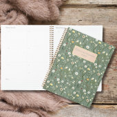 Salie Groen Geel Wit Wildflowers Boho Jaarlijks Planner
