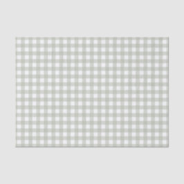 Salie groen Gingham patroon Tissuepapier