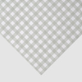 Salie groen Gingham patroon Tissuepapier (Detail)