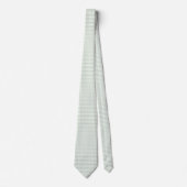 Salie groen gingham stropdas (Voorkant)