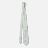 Salie groen gingham stropdas (Achterkant)
