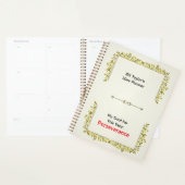 Salie Groen & Goud Motief Volharding Doel Planner (Display)