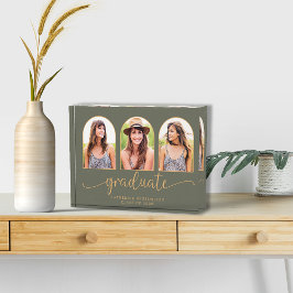 Salie Groen Gouden Boog Foto Afstuderen