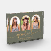 Salie Groen Gouden Boog Foto Afstuderen (Links)