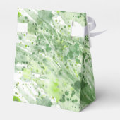 Salie groen groen groen groen waterverf kunst dank bedankdoosjes (Achterkant)