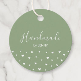 Salie Groen | Hearts Handmade, Craft Pakket Label