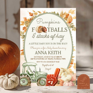 SALIE GROEN herfst pompoen American football en ho Kaart