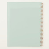 Salie groen inspirerende quote 2027 planner (Achterkant)