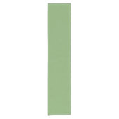 Salie Groen Korte Tafelloper (Voorkant)