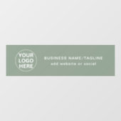 Salie Groen Logo & Tekst l Promotioneel Profession Raamsticker (Vel)