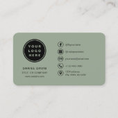 Salie Groen Logo Visitekaartje (Voorkant)