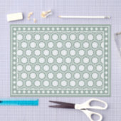 Salie Groen Moderne Been Inleg Decoupage Papier (Craft)