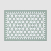 Salie Groen Moderne Been Inleg Decoupage Papier