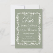 salie groen save the date (Voorkant)