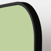 Salie groen schrift monogram initiaal pickleball paddle (Links Detail)