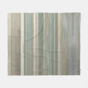 Salie Groen Stof Blauw Taupe Grijs Boerderij Stree Fleece Deken