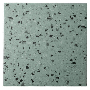 Salie Groen Terrazzo Moderne Minimale Middelgrote  Tegeltje