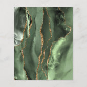 Salie groene agaat flyer (Achterkant)