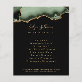 Salie groene agaat flyer
