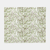 Salie Groene Aquarel Olijfblad Botanisch Fleece Deken (Voorkant (Horizontaal))