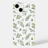 Salie Groene Aquarel Olijven Case-Mate iPhone Case (Achterkant)