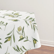 Salie Groene Aquarel Olijven