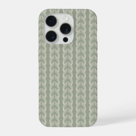 Salie Groene Art Deco Boog Luxe Patroon iPhone 15 Pro Case
