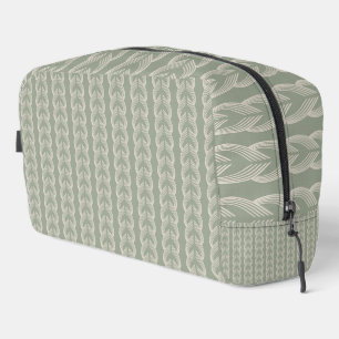 Salie Groene Art Deco Boog Luxe Patroon Toilettasje