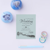 Salie Groene Berg Avontuurlijke Trouw Budget Flyer (Enkel)