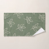 Salie Groene Blad Badkamer Handdoek Set (Handdoek)