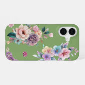 Salie Groene Bloem iPhone 16 Hoesje (Achterkant horizontaal)